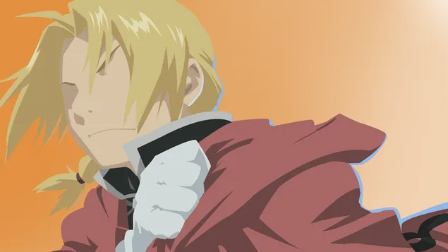 钢之炼金术士 - Edward Elric（极简主义者） 2K 壁纸