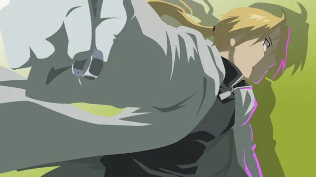 Fullmetal Alchemist - Edward Elric (vektor) 2K bakgrund