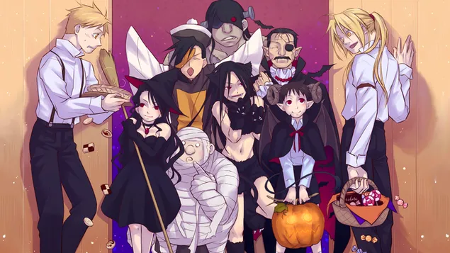 FullMetal Alchemist halloween 2K Tapeten
