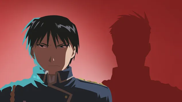 Fullmetal Alchemist - Roy Mustang (vektor) 2K bakgrunn