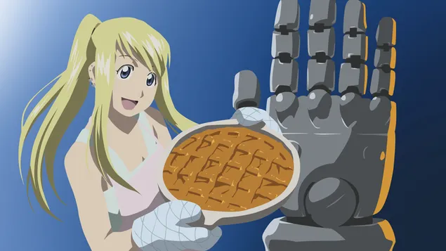 Fullmetal Alchemist - Winry Rockbell Maded Pie (וקטור) 2K טפט