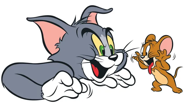 Lustige und unterhaltsame Posen von Tom und Jerry herunterladen