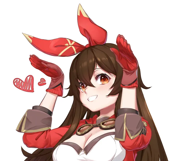 hauska tytto amber | genshin vaikutus lataa