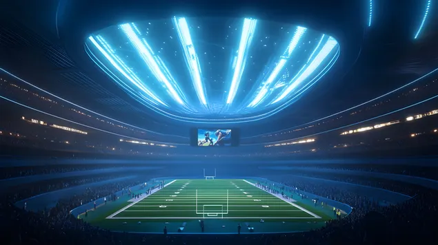 זירה עתידנית: הצצה לאצטדיוני הספורט של הדור הבא 8K טפט
