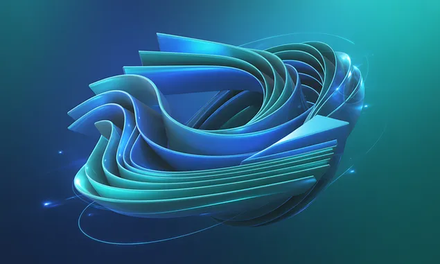 futuristicka plava sklopiva struktura preuzmi