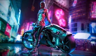 futuristicky motocykl stahnout