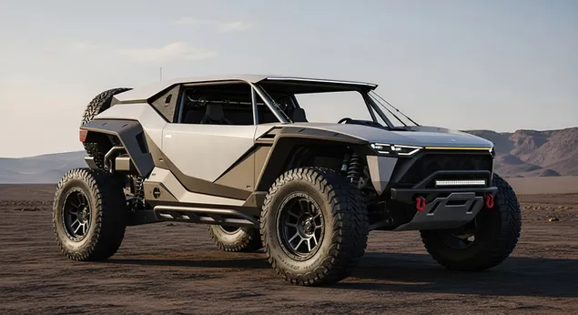 futuristicki terenski buggy u pustinji | ekstremna avantura preuzmi