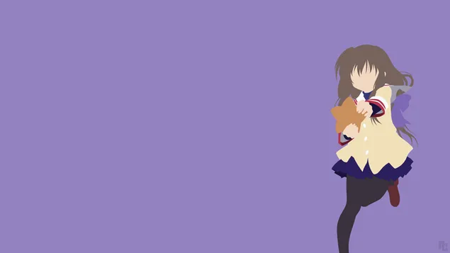 Фуко Ибуки од Кланад 4K тапет