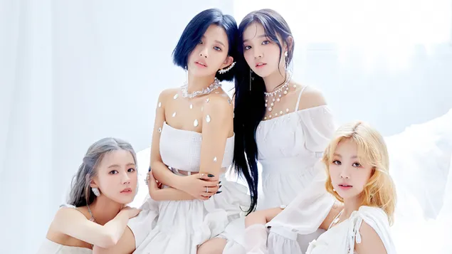 '(G)I-DLE' Prekrasna fotografija članova 4K pozadina