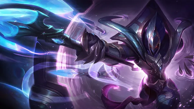 galactic 'azir' splash art - lien minh huyen thoai (lol) tai xuong