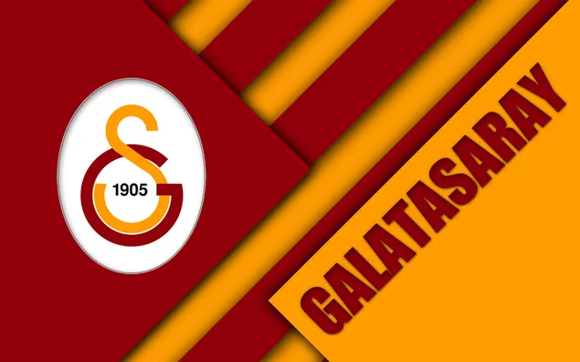 Galatasaray F.C. Emblem 4K wallpaper