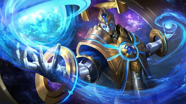 Galaxy Dominator 'Estes' - Mobiele legendes (ML) 4K achtergrond