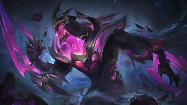 galaxy slayer 'zed' rose-quartz chroma chinese skin - league of legends (lol) download