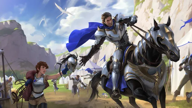 Gallant Rider (אגדות רונטרה) - League of Legends (LOL) 4K טפט