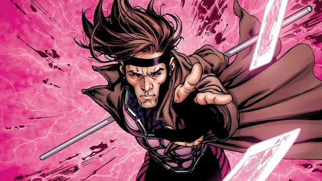 Gambit Marvel superhelt 8K baggrundsbillede