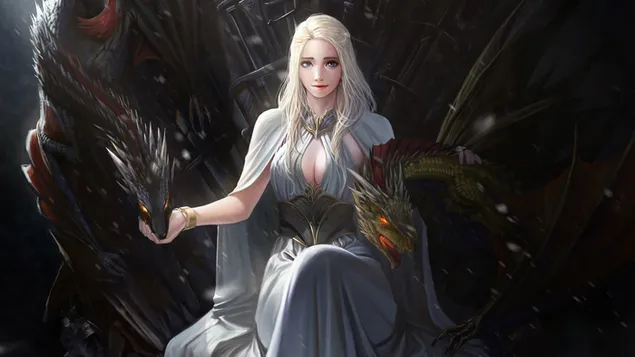 Hình nền Trò chơi vương quyền: Nữ hoàng Daenerys 4K