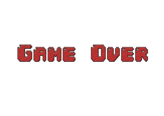 Game Over Typography. tải xuống