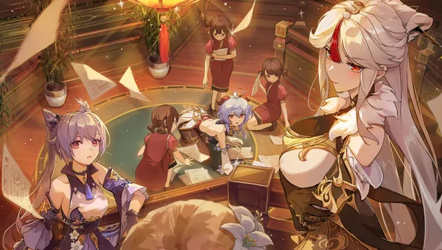 赣榆重要文件在空中飞行| 甘信冲击 4K 壁纸