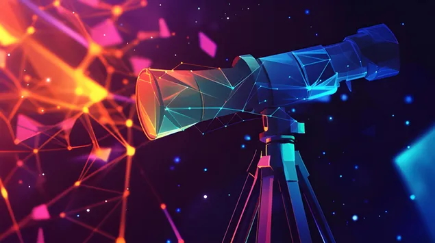 宇宙の秘密を解き明かす芸術 8K 壁紙