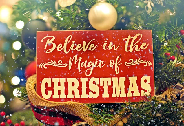 Geloof in de magie van Kerstmis