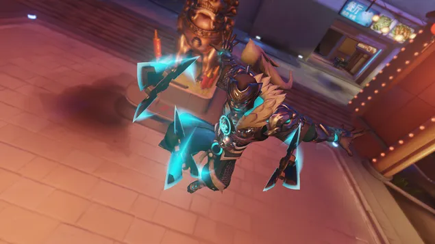 Páipéar balla Genji - overwatch bhliain nua gealaí 2018HD