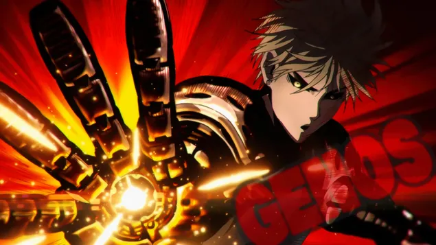 Tapeta Genos Retro Blast 2K