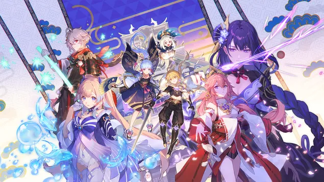 فريق أبطال جانشين | تأثير جانشين 4K خلفية