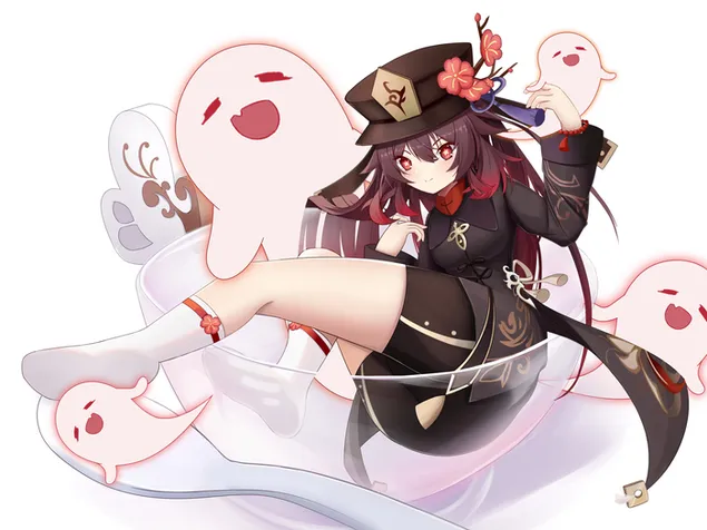 גנשין השפעה | הילדה המטורפת הו טאו 2K טפט