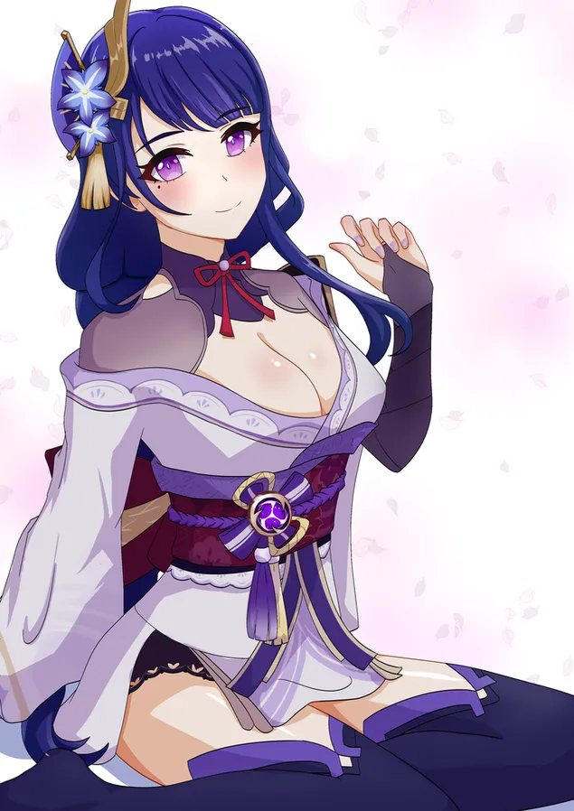 เก็นชิน อิมแพ็ค | ไรเดน โชกุน สาวน้อยนักบังคับวิทยุ 2K วอลเปเปอร์