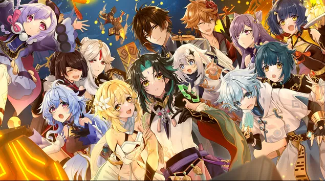 Ганшин Воздействие | праздничная ночь ганшинских героев 2K обои