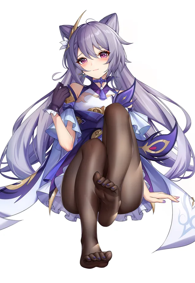 【Ganshin Impact】電音少女可晴的火辣 2K 壁紙