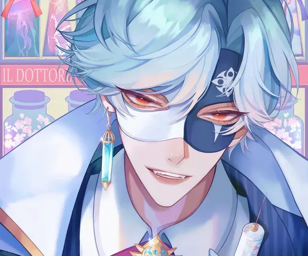 Genshin Impact - Il Dottore (El doctor) 4K fons de pantalla