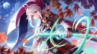 Genshin Impact 비디오 게임 애니메이션 소녀 Kazuka Sky 2K 배경화면