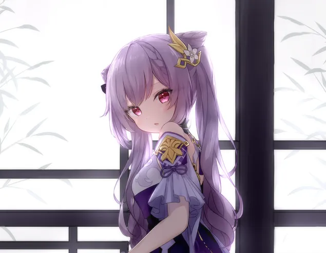 genshin impact video game (keqing anime girl) download