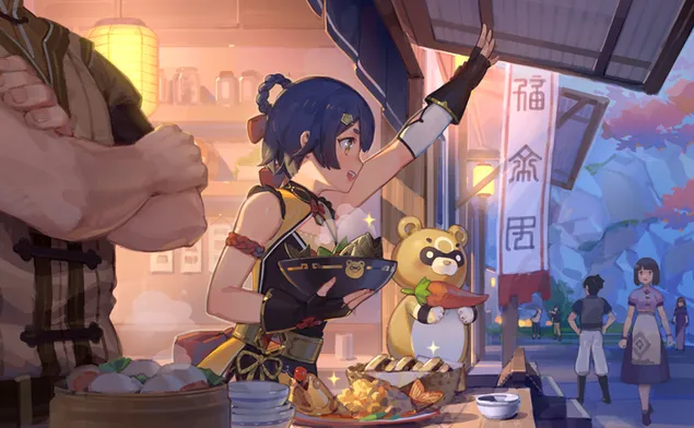 ganshin impact: xiangling utsokt matservice | onlinespel ladda ner