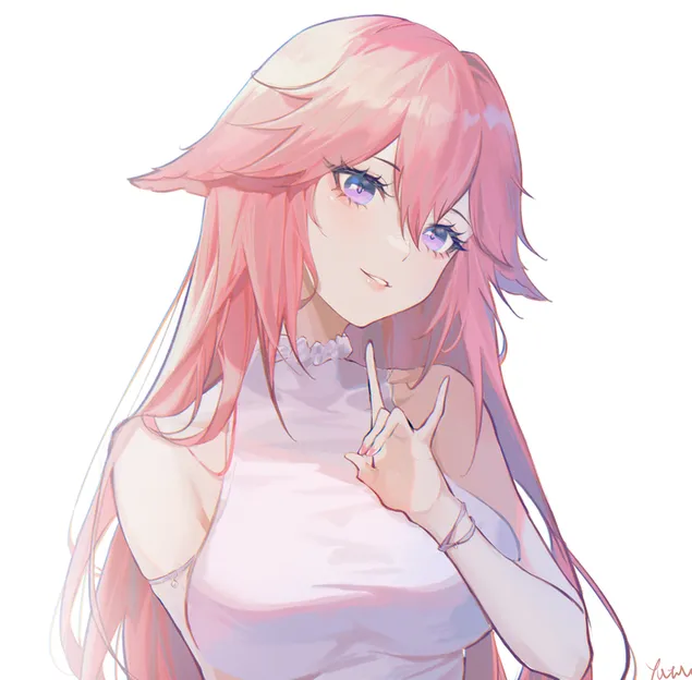 ผลกระทบกันชิน | ยัยมิโกะ 4K วอลเปเปอร์