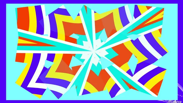 Bentuk abstrak geometris #66