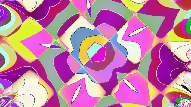 Geometrisk abstrakt form #92 HD bakgrund