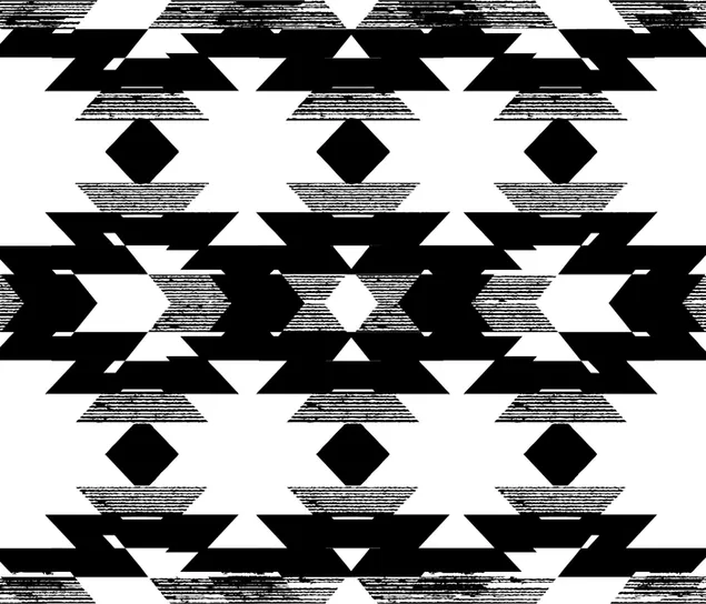 geometrisch schwarz und weiß