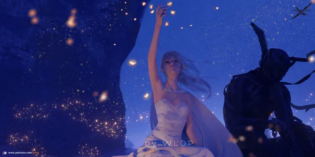 Стрип Ghostblade - Принцеза 2K тапет