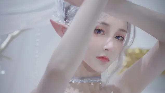 'GhostBlade' Çizgi Romanları (Fantezi Peri Cosplay) 4K duvar kağıdı