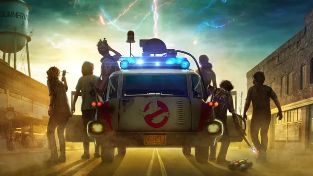 Ghostbusters: Afterlife poster 4K pozadina