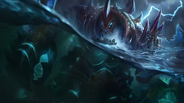 Ταπετσαρία Giant Enemy Crabgot 'Urgot' Splash Art - League of Legends (LOL) 4K
