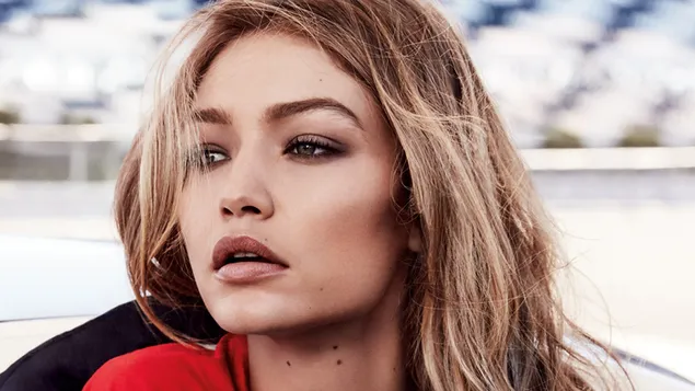 Gigi Hadid (gezicht close-up) | Amerikaans model download