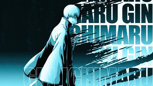 Gin Ichimaru iz Bleach-a: Ponovno rođenje duša 4K pozadina