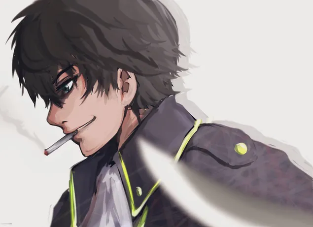 Gintama - Hijikata Toshiro (Vice capo Shinsengumi) 2K sfondo