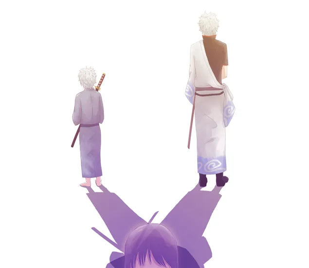 銀魂-影 2K 壁紙