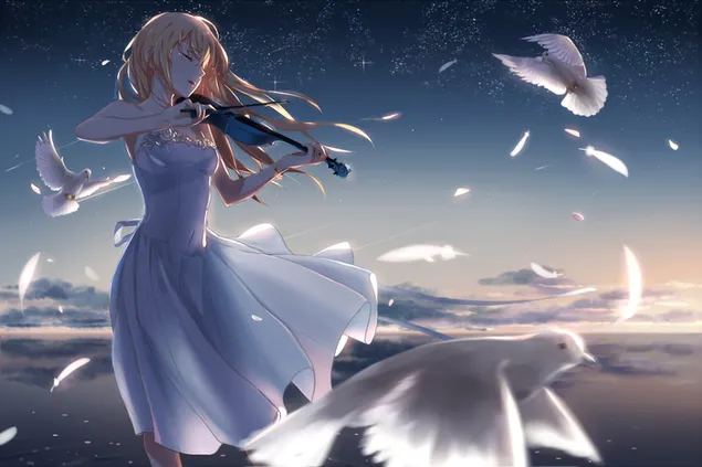 Girl Playing the Violin - from Your Lie In April download