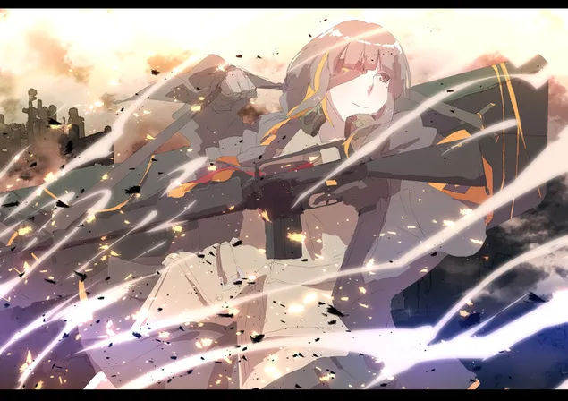 Primera línea de chicas - M16 A1 HD fondo de pantalla