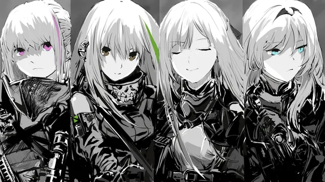 少女前線 - M4A1,AR15,AK12 & AN94 HD 壁紙